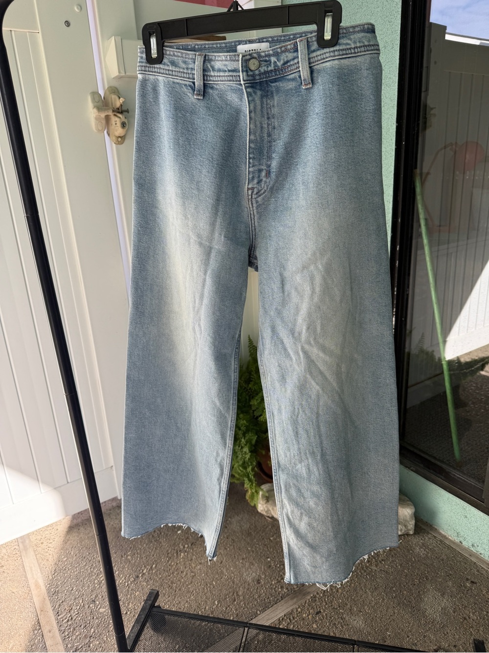 pistola Light Blue High-Rise Wide Leg Jeans - Picture 9 of 10